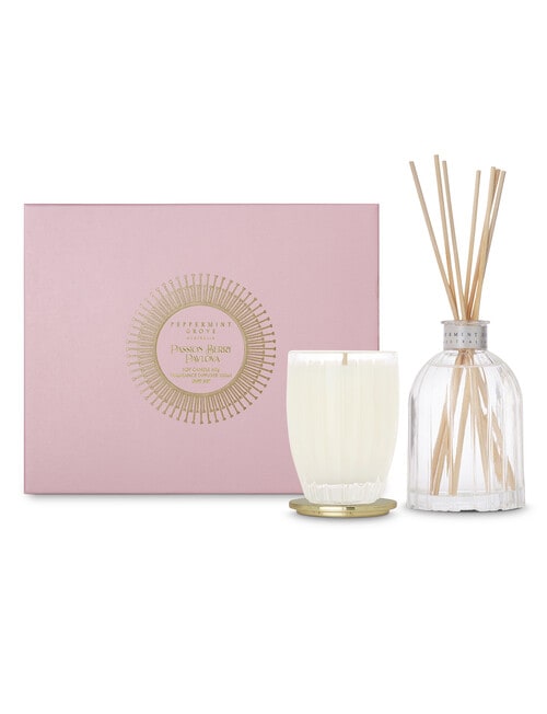 Peppermint Grove Mini Candle & Diffuser Set, Passion Berry Pavlova product photo