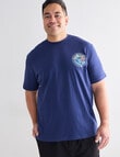 Gasoline King Size Marlin Tee, Navy product photo View 05 S