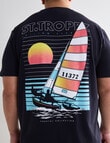 Gasoline King Size St Tropez Tee, Black product photo View 05 S