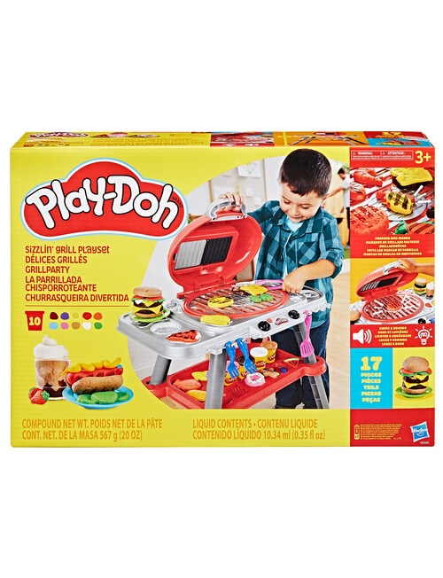 Playdoh Sizzlin Grill Playset product photo View 04 L