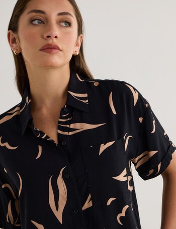 Zest Holiday Shirt, Black product photo