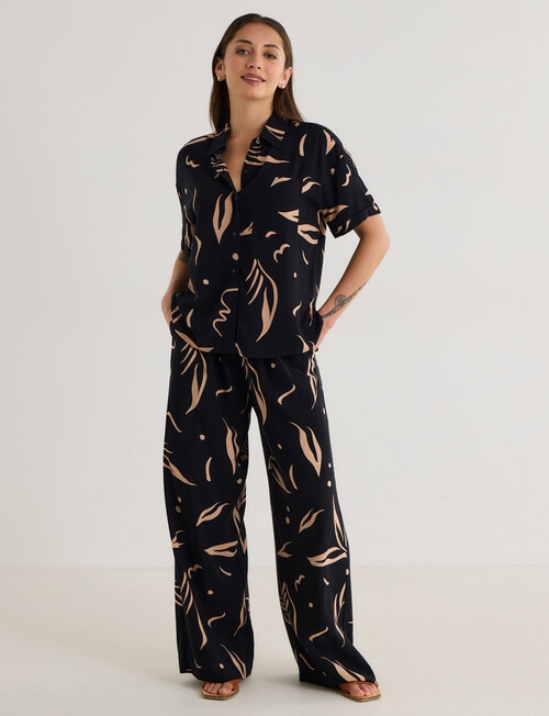 Zest Holiday Shirt, Black product photo View 03 L