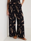 Zest Holiday Pant, Graphic Print Black product photo