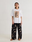 Zest Holiday Pant, Graphic Print Black product photo View 03 S