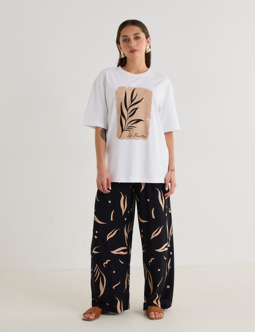 Zest Holiday Pant, Graphic Print Black product photo View 03 L