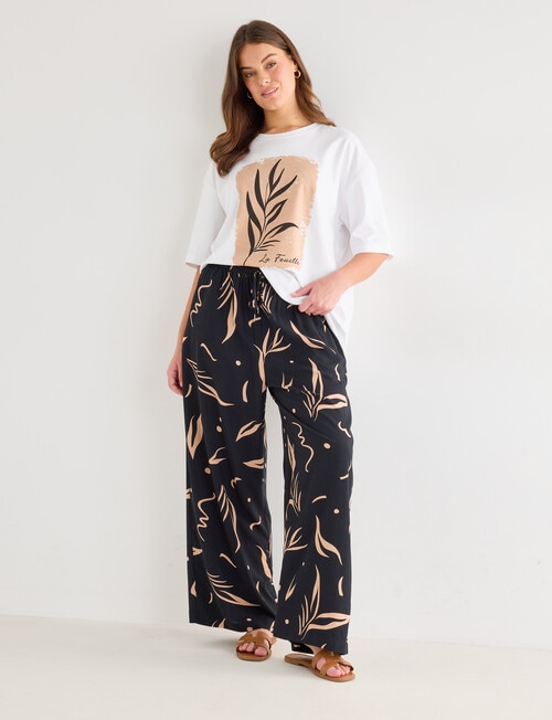 Zest Holiday Pant, Graphic Print Black product photo View 13 L