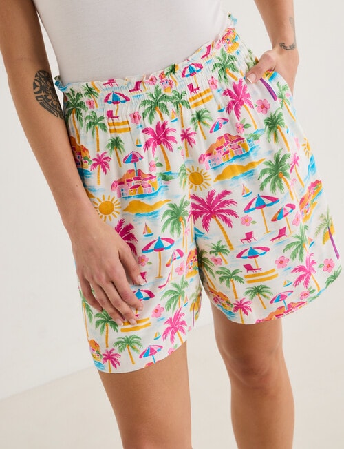 Zest Holiday Short, Beach Print product photo