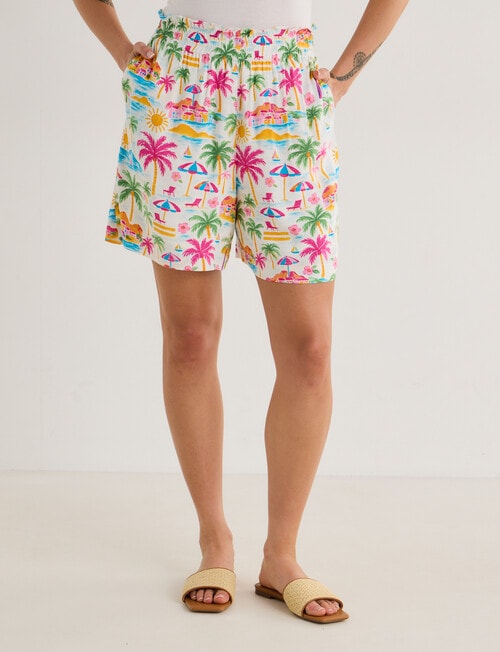 Zest Holiday Short, Beach Print product photo View 04 L