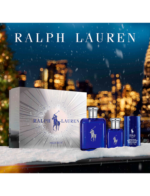 Ralph Lauren Polo Blue Eau de Toilette 125ml Gift Set, 3-Piece product photo View 02 L