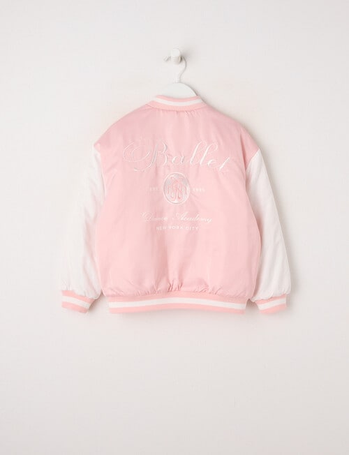 Mac & Ellie Ballet Bomber Jacket, Dusk product photo View 02 L