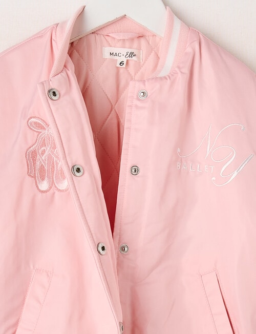 Mac & Ellie Ballet Bomber Jacket, Dusk product photo View 04 L