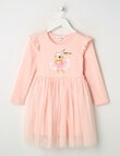 Mac & Ellie Bunny Long Sleeve Tutu Dress, Dusk product photo