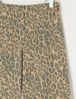 Mac & Ellie Animal Wide Leg Jean, Natural product photo View 02 S