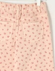 Mac & Ellie Ditsy Floral Wide Leg Jean, Dusk product photo View 02 S