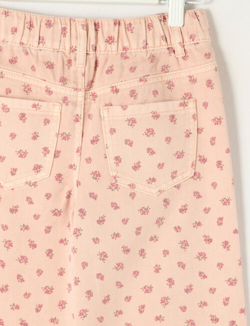 Mac & Ellie Ditsy Floral Wide Leg Jean, Dusk product photo View 02 L