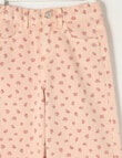 Mac & Ellie Ditsy Floral Wide Leg Jean, Dusk product photo View 03 S
