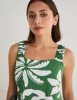 Zest Holiday Tiered Maxi Dress, Leaf product photo View 04 S