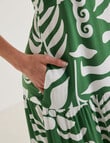 Zest Holiday Tiered Maxi Dress, Leaf product photo View 05 S