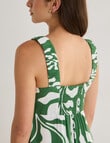 Zest Holiday Tiered Maxi Dress, Leaf product photo View 06 S