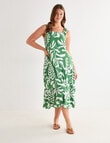 Zest Holiday Tiered Maxi Dress, Leaf product photo View 12 S