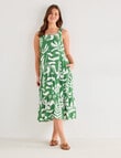 Zest Holiday Tiered Maxi Dress, Leaf product photo View 13 S
