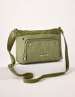 Pronta Moda Vintage Crossbody Bag, Avocado product photo
