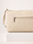 Pronta Moda Vintage Crossbody Bag, Bone product photo View 02 S