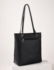 Pronta Moda Laser Cut Tote Bag, Black product photo View 02 S