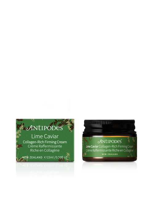 Antipodes Lime Caviar Collagen-Rich Firming Cream, 15ml product photo