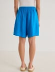 Zest Linen Bermuda Short, Blue Jewel product photo View 02 S