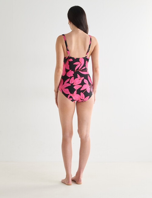 Zest Resort Molly Swimsuit, Bold Pink Floral product photo View 02 L