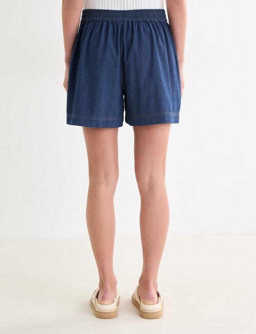 Zest Patch Pocket Short, Denim Blue product photo View 02 L