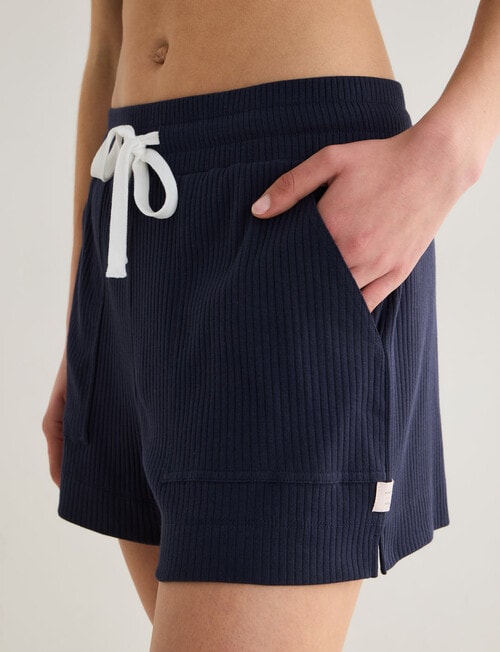 Mineral Sleep Rib Short, Midnight product photo