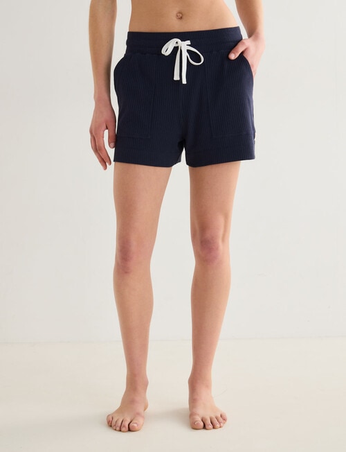 Mineral Sleep Rib Short, Midnight product photo View 04 L