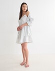 Mineral Sleep Nightie, Mint Stripe product photo View 03 S