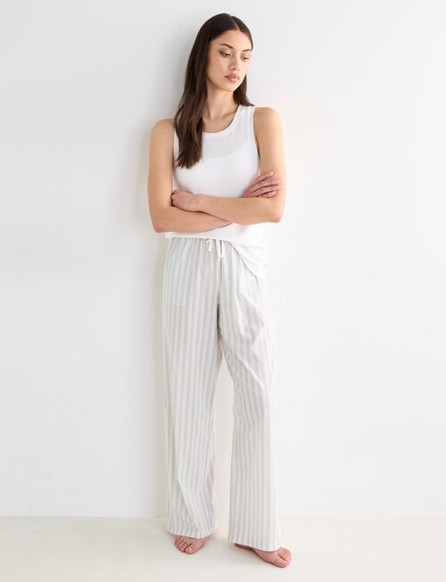 Mineral Sleep Pant, Mint Stripe product photo