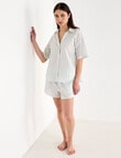 Mineral Sleep PJ Set, Mint Stripe product photo View 03 S