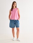 Zest Stripe Tank Top, Pink product photo View 13 S