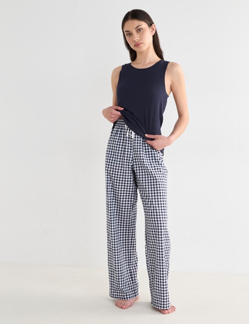 Mineral Sleep Pant, Midnight Gingham product photo View 05 L