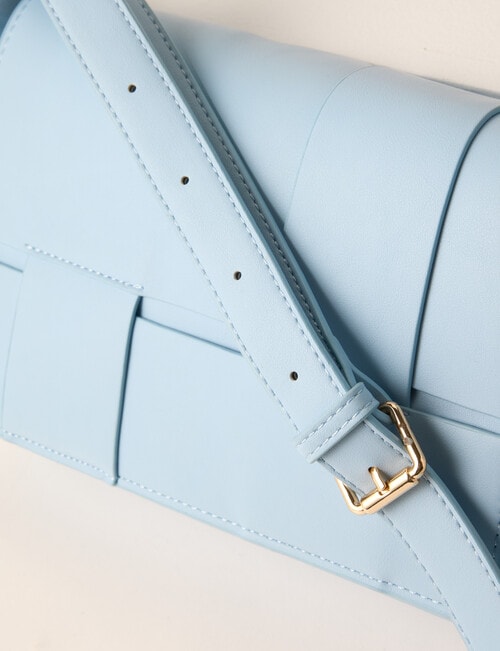 Whistle Accessories Lucia Woven Shopper Bag, Blue product photo View 04 L