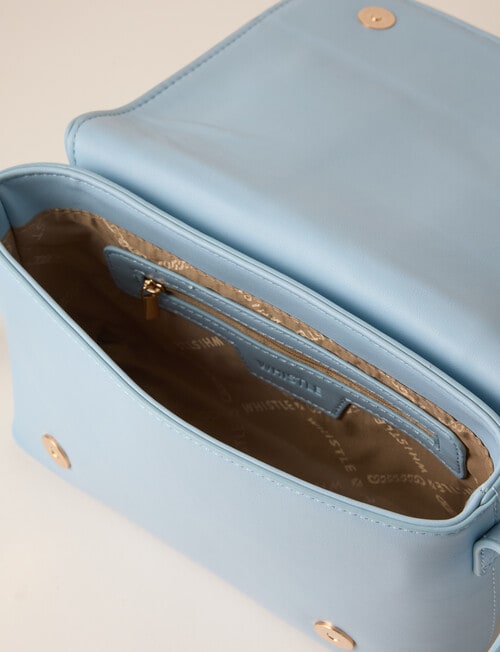 Whistle Accessories Lucia Woven Shopper Bag, Blue product photo View 05 L