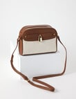Whistle Accessories Bruna Camera Crossbody Bag, Natural & Tan product photo View 12 S