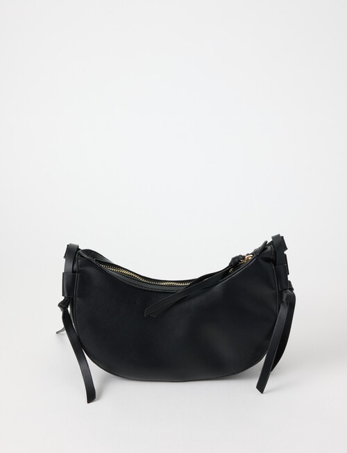 Whistle Accessories Alessia Fringed Shopper Bag, Black product photo View 02 L