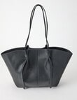 Whistle Accessories Amara Slouchy Tote Bag, Black product photo View 02 S