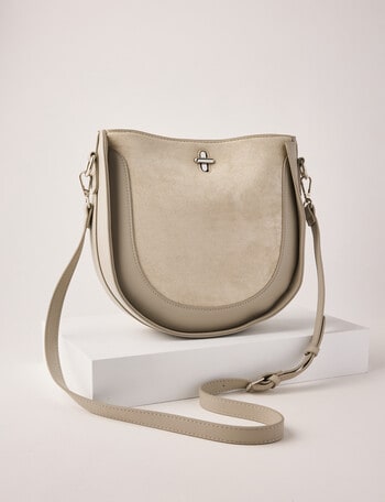 Boston + Bailey Maya Saddle Bag, Smoke product photo