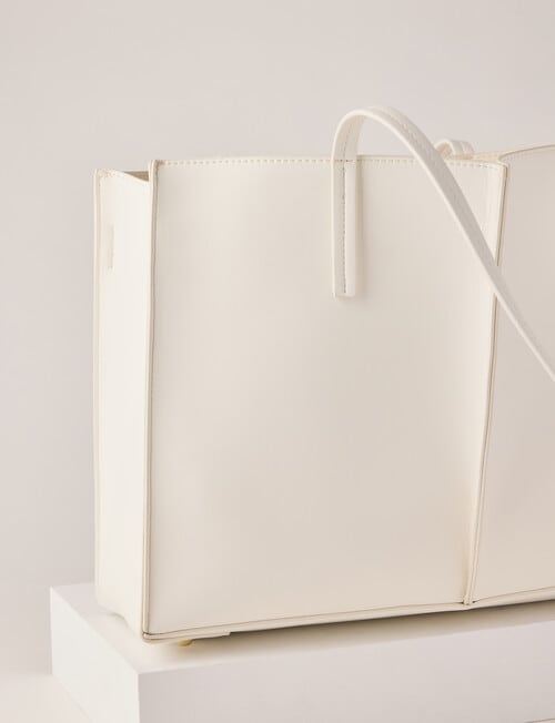 Boston + Bailey Luna Handle Tote, Ivory product photo View 03 L