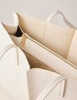 Boston + Bailey Luna Handle Tote, Ivory product photo View 04 S