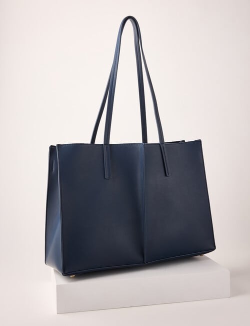 Boston + Bailey Luna Handle Tote, Navy product photo