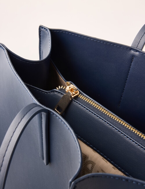 Boston + Bailey Luna Handle Tote, Navy product photo View 04 L