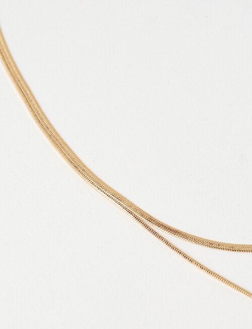 Whistle Accessories Faux Pearl Necklace, Gold Tone product photo View 04 L
